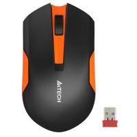 A4 TECH G3-200N KABLOSUZ  V-TRACK 1000DPI MOUSE SİYAH/TURUNCU