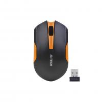 A4 TECH G3-200N KABLOSUZ  V-TRACK 1000DPI MOUSE SİYAH/TURUNCU