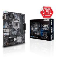 ASUS PRIME H310M-K R2.0  H310 2xDDR4 VGA/DVI 1xGLAN USB 3.1 16X 1151v2 PIN ANAKART