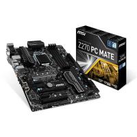 MSI Z270 PC MATE Z270 4xDDR4 VGA+DVI+HDMI 1xGLAN USB3.0 16X 2xM.2 1151 PIN ANAKART