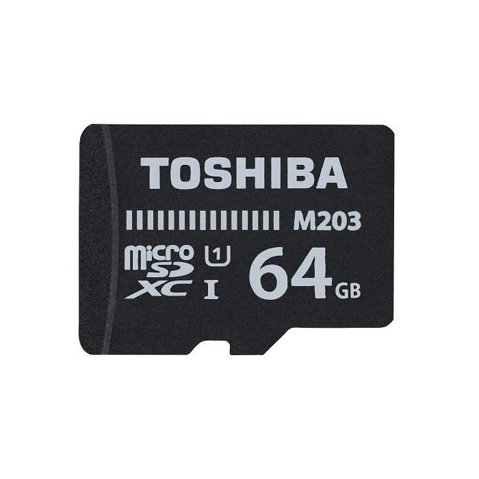 TOSHIBA M203 EXCERIA 64GB MICRO SD CLASS10 100MB/s HAFIZA KARTI THN-M203K0640EA