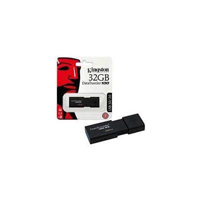 KINGSTON (DT100G3/32GB) 32GB USB 3.0 FLASH DISK SİYAH