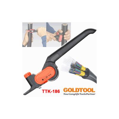GOLDTOOL (TTK-186) ZIRHLI FİBER KABLO SOYUCU