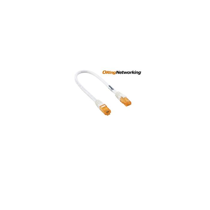 ORING (PC-U06005WH) 0.5MT.LSZH BC 24AWG CAT6 U/UTP BEYAZ PATCH KABLO