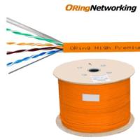 ORING (RW-U0605OR) CAT6 U/UTP KABLO 500MT.23AWG LSZH TURUNCU