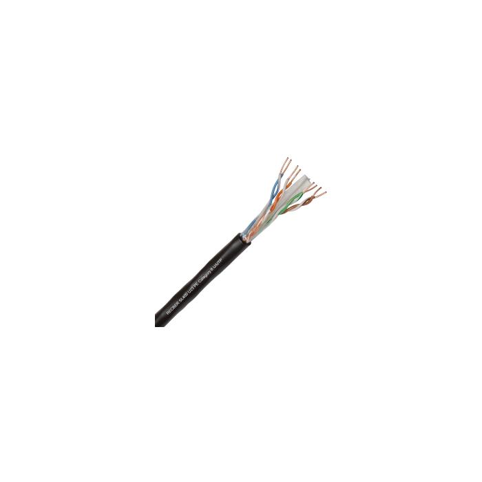 REÇBER (506026) SL400 F/U23 CAT6 F/UTP 23AWG PE SİYAH DIŞ ORTAM KABLO (500MT.)
