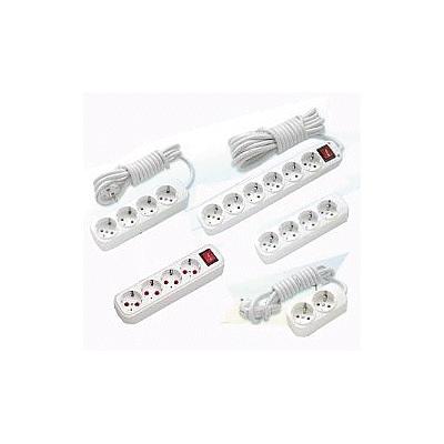 SCHNEIDER 5 Lİ 3MT.IŞIKLI ANAHTARLI TOPRAKLI GRUP PRİZ