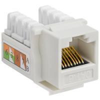 TEKNOGREEN (TK-CAT06BK) RJ45 (8P/8C) KEYSTONE JACK CAT6