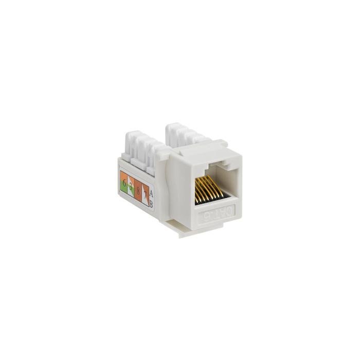 TEKNOGREEN (TK-CAT06BK) RJ45 (8P/8C) KEYSTONE JACK CAT6